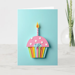Tarjeta de regalo de papel dulce