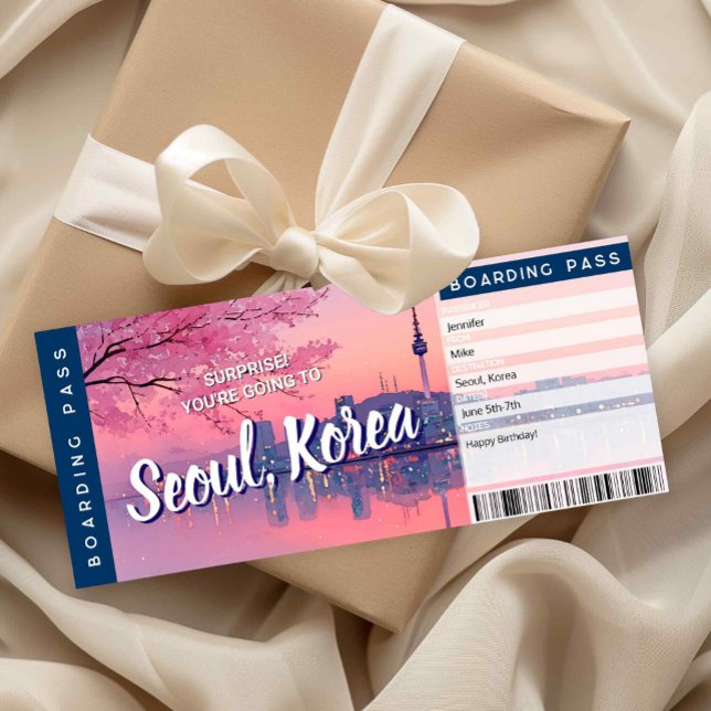 Tarjeta de regalo de pase de abordar sorpresa en S (Subido por el creador)