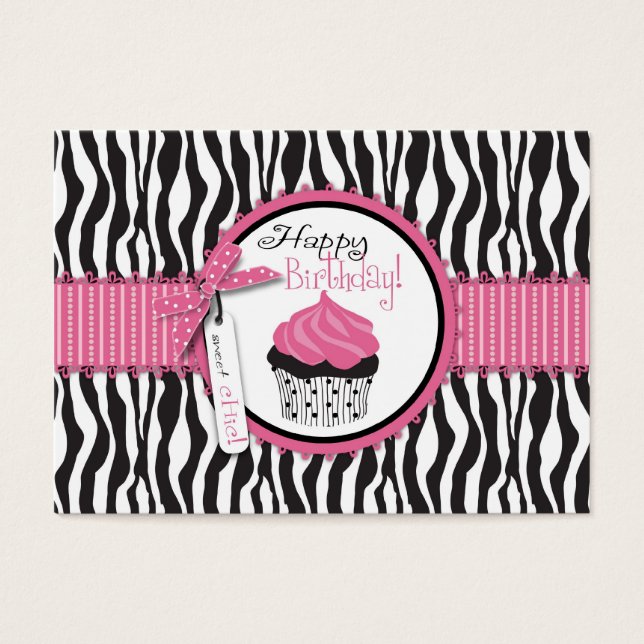 Tarjeta de regalo de pastelitos de Moda Boutique (Frente)