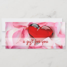 Tarjeta de regalo de Petals para Rosa de El día de