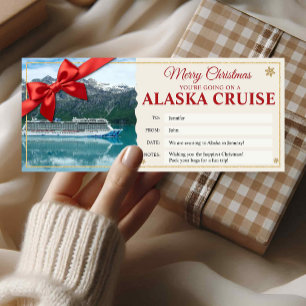 Tarjeta de regalo de revelación de crucero por Ala