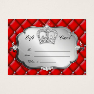 Tarjeta de regalo de salón Corona de Diamante guar