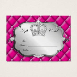 Tarjeta de regalo de salón Corona de Diamante guar