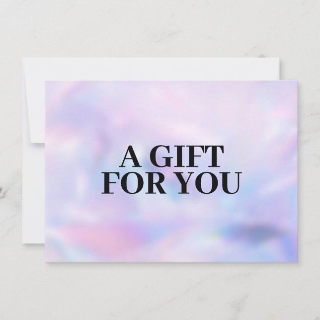 Tarjeta de Regalo de Tie Dye de Boutique Minimalis (Anverso)