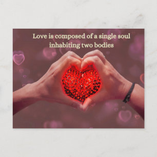 Tarjeta de regalo de vacaciones de Love soul valen