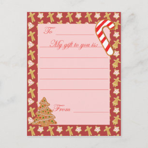 Tarjeta de regalo de vacaciones de Personalizado K