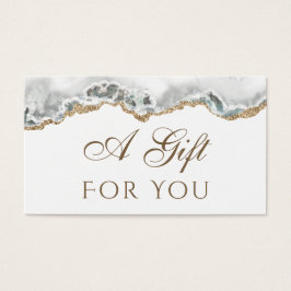 Tarjeta de regalo de White Agate