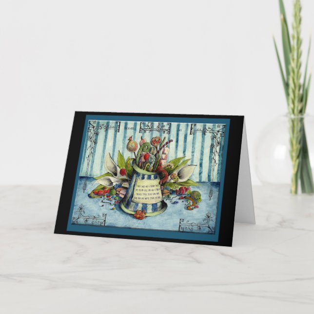 Tarjeta de regalo del 6º aniversario del Boda del  (Anverso)