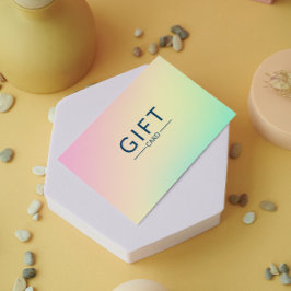 Tarjeta de regalo del certificado de salón holográ