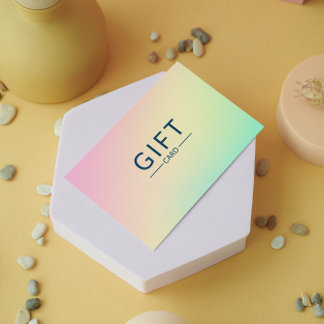 Tarjeta de regalo del certificado de salón holográ