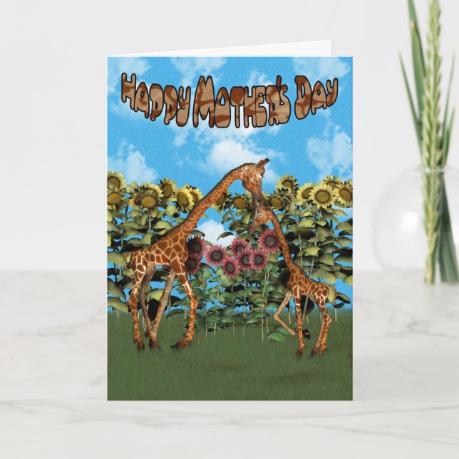 Tarjeta de regalo del Día de la Madre (Anverso)