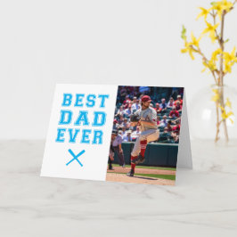 Tarjeta de regalo del Día de los Padres de Béisbol