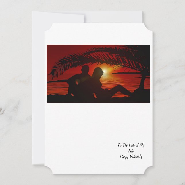 Tarjeta de regalo del Día de San Valentín (Anverso)