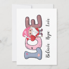 Tarjeta de regalo del día de San Valentín Big Love