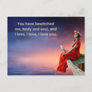 Tarjeta de regalo del día de San Valentín de amor