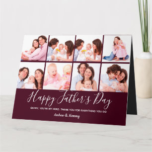Tarjeta de regalo del Día del Padre Moderno 8 Coll