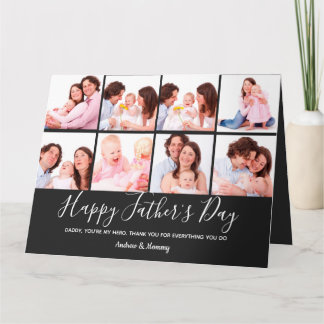 Tarjeta de regalo del Día del Padre Moderno 8 Coll