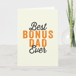 Tarjeta de regalo del día del padre para el bono d