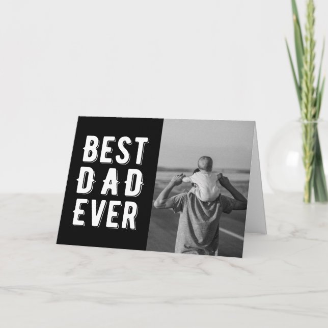 Tarjeta de regalo del Día del Padre para papá el m (Anverso)