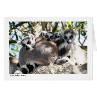 Tarjeta de regalo del Lemur