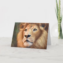 Tarjeta de regalo del león