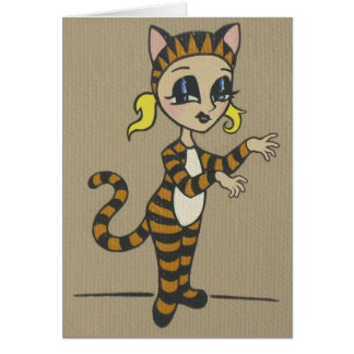 tarjeta de regalo del tigger del lil