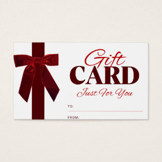 Tarjeta de regalo elegante | Tarjeta de felicitaci