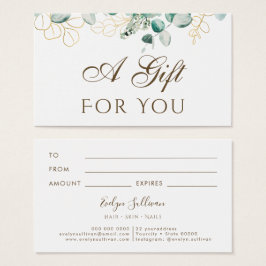 Tarjeta de regalo Eucalyptus