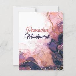Tarjeta de regalo islámica Ramadan mubarak