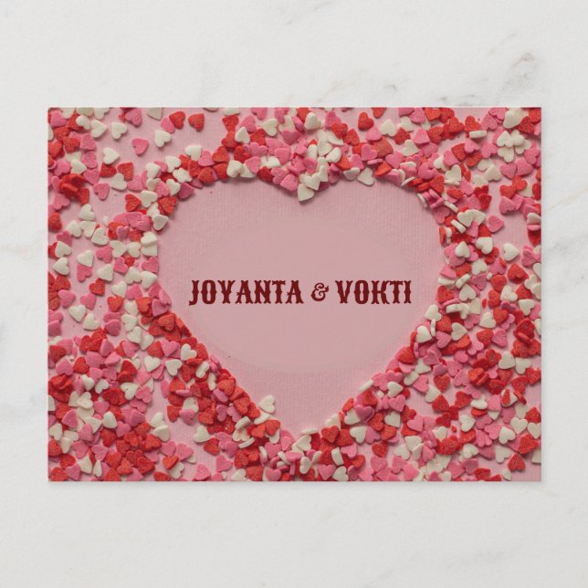 Tarjeta de regalo Joyanta & vokti amor romántico (Anverso)