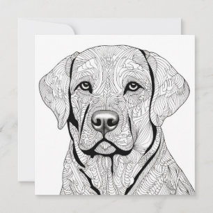 Tarjeta de regalo Labrador Retriever