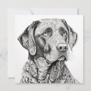 Tarjeta de regalo Labrador Retriever