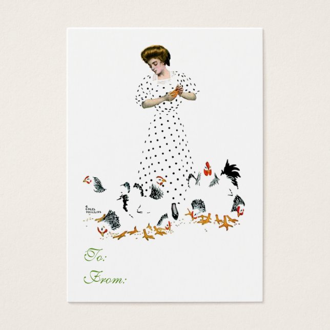 Tarjeta de regalo para alimentación de pollo (Frente)