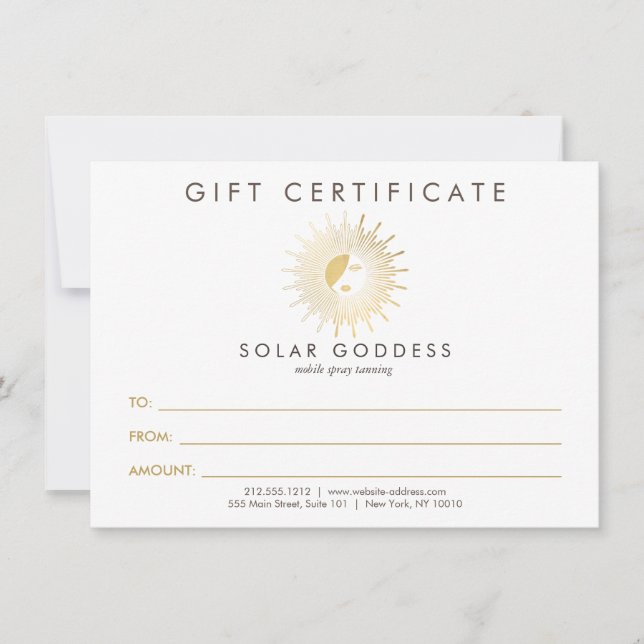 Tarjeta de regalo para curtido con el logotipo del (Anverso)