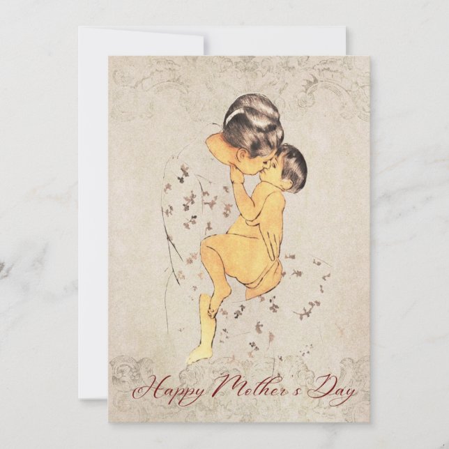 Tarjeta de regalo para el día de la madre/madre cl (Anverso)