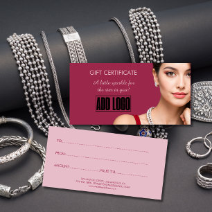 Tarjeta de regalo para el logotipo de negocios de 