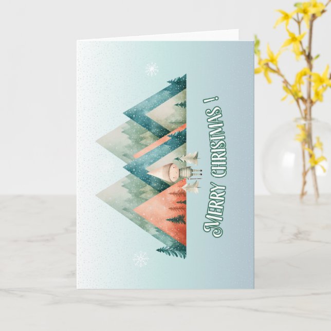 Tarjeta de regalo para los navidades más golosos (flor amarilla)