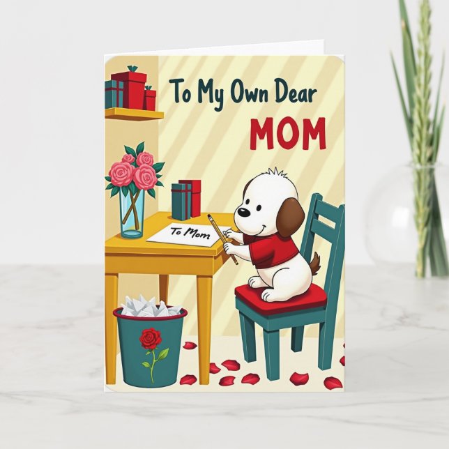 Tarjeta de regalo para mamá animal (Anverso)