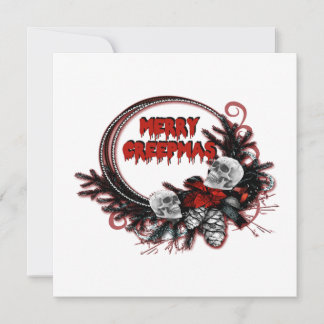 Tarjeta de regalo para Navidades de horror de Cree