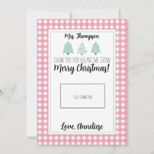 Tarjeta de regalo para Navidades del maestro de ár