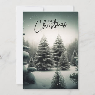 Tarjeta de regalo personalizada de Navidad Clásica