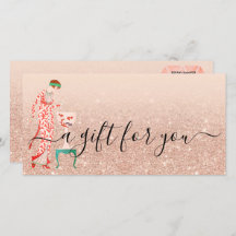 Tarjeta de regalo QR para personalizado Beauty Sma