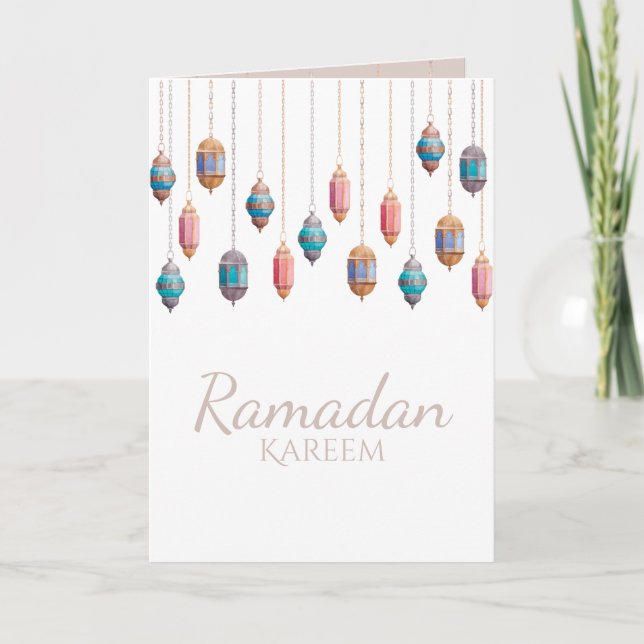 Tarjeta de regalo Ramadan Kareem (Anverso)
