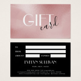 tarjeta de regalo rosa Rosa