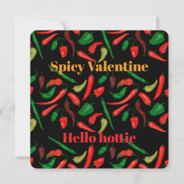 Tarjeta de regalo Spicy Valentine Hello Hottie de 
