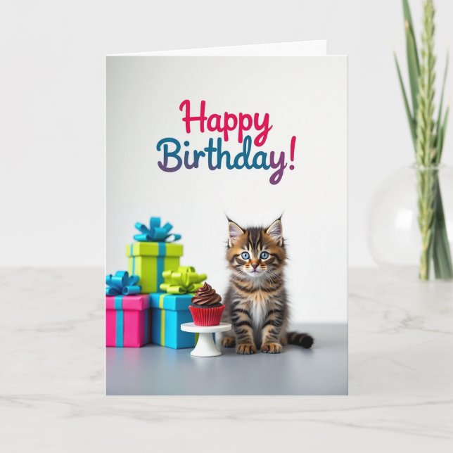 Tarjeta de regalo Sweet Kitten (Anverso)