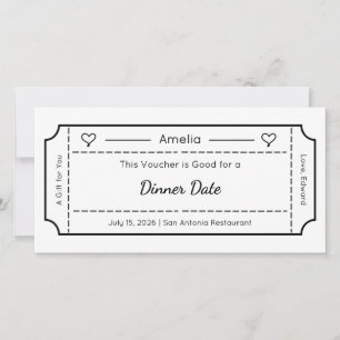 Tarjeta de regalo, tarjeta de regalo personalizada