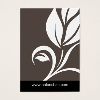 Tarjeta de regalo Taupe beige Leaf Salon Spa