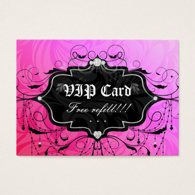 Tarjeta de regalo VIP Refill Eyelash Gratis Lámpar (Frente)