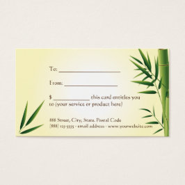 Tarjeta de regalo Zen Massage ı